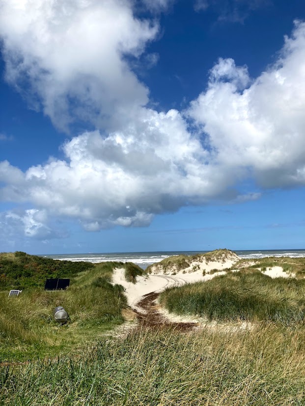 wolken duinen